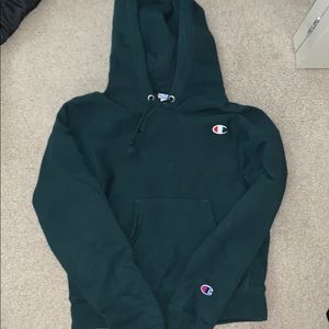 green champion hoodie